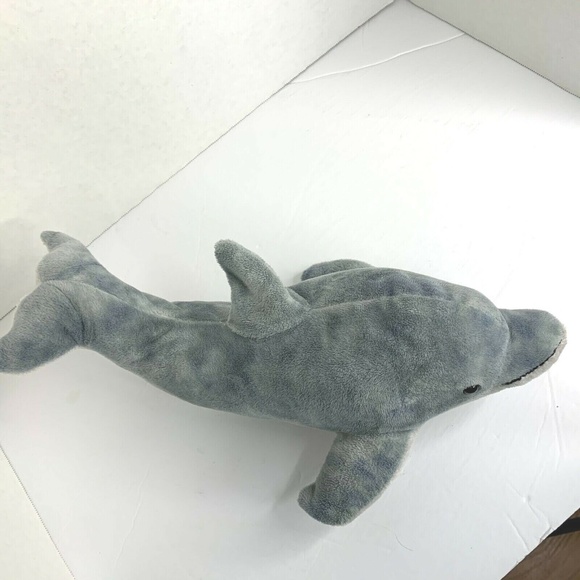 Kohs Plush Stuffed Animal Toy Gray Dolphin 2011 16 - Picture 2 of 5